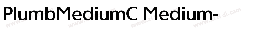 PlumbMediumC Medium字体转换